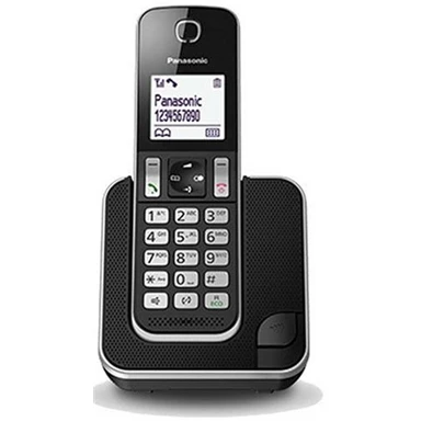 Panasonic KX-TGD310PDB DECT fekete vezetéknélküli telefon