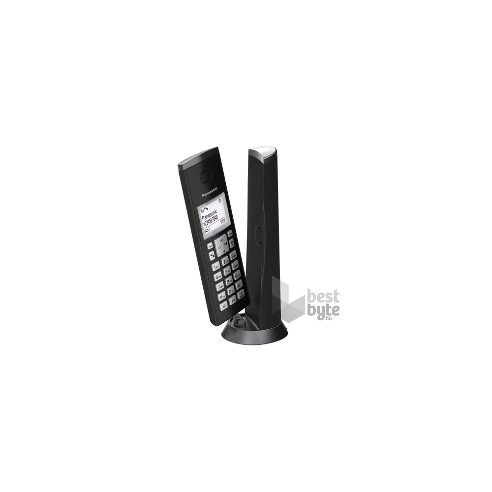 Panasonic KX-TGK210PDB hívóazonosítós fekete dect telefon