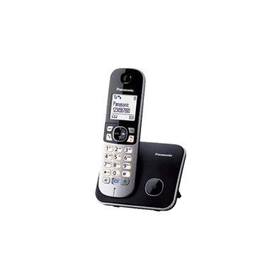 Panasonic KX-TG6811PDB fehér háttérvil. kihangosítható hívóazonosítós fekete dect telefon