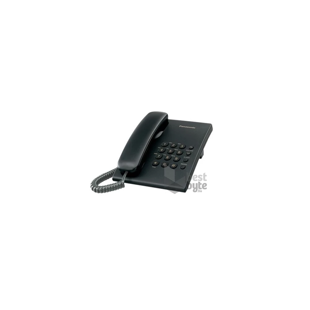 Panasonic KX-TS500HGB fekete vezetékes telefon