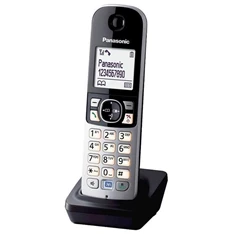 Panasonic KX-TGA681FXB DECT töltővel fekete/ezüst kézibeszélő (Újracsomagolt)