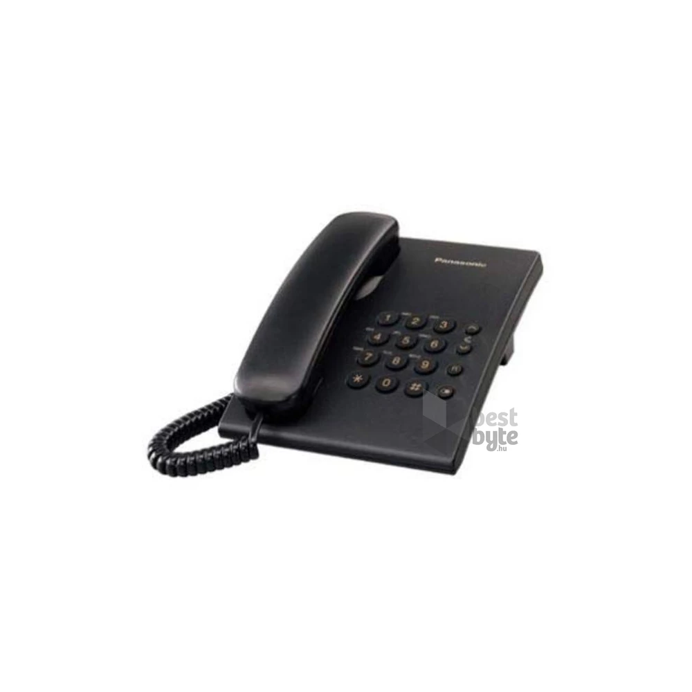 Panasonic KX-TS500HGB fekete vezetékes telefon