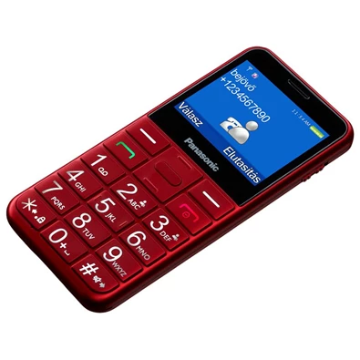 Panasonic KX-TU155EXRN 2,4" piros mobiltelefon