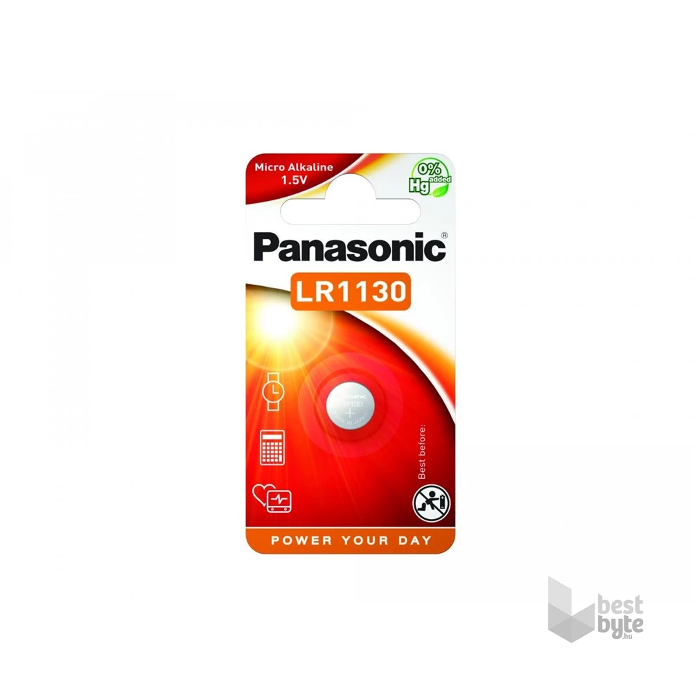 Panasonic LR-1130 1,5V alkáli gombelem 1db/csomag