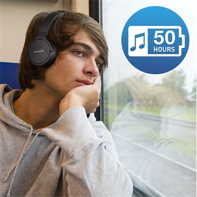 Panasonic RB-HF420BE-K Bluetooth fekete fejhallgató