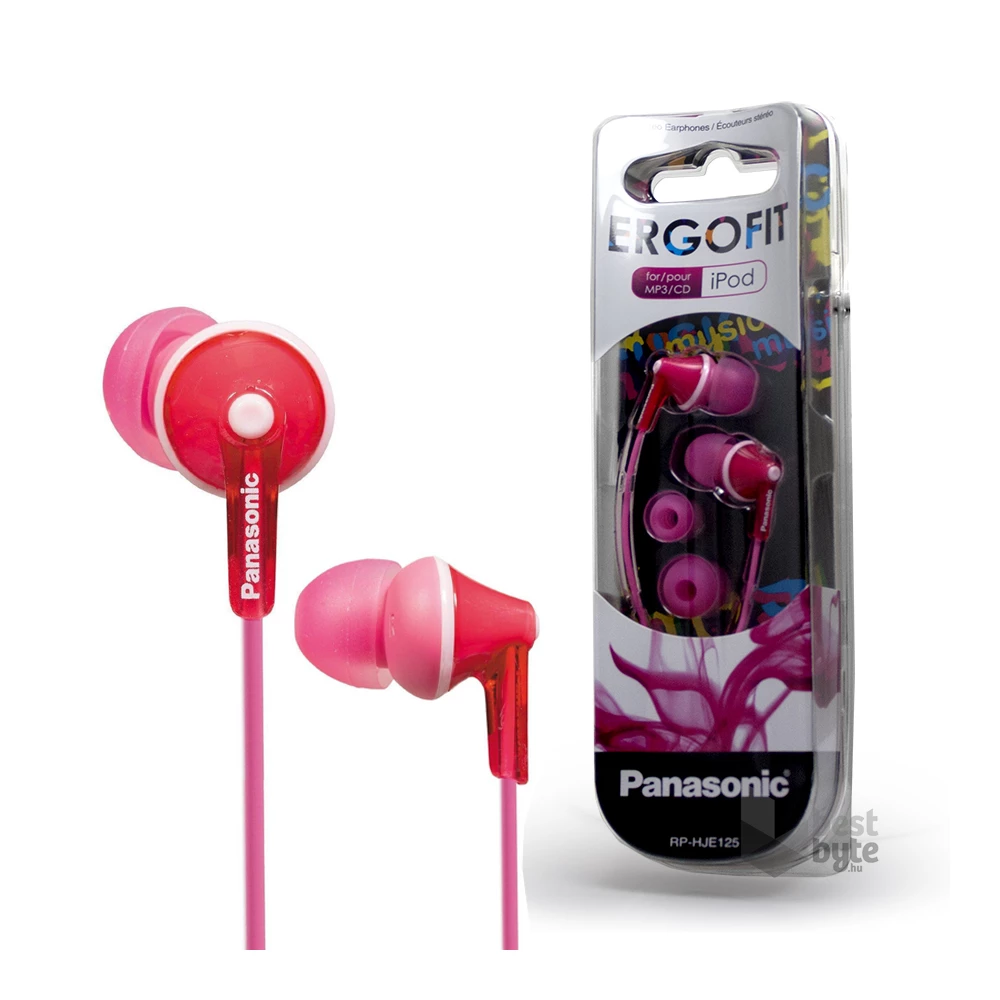 Panasonic RP-HJE125E-P rózsaszín fülhallgató