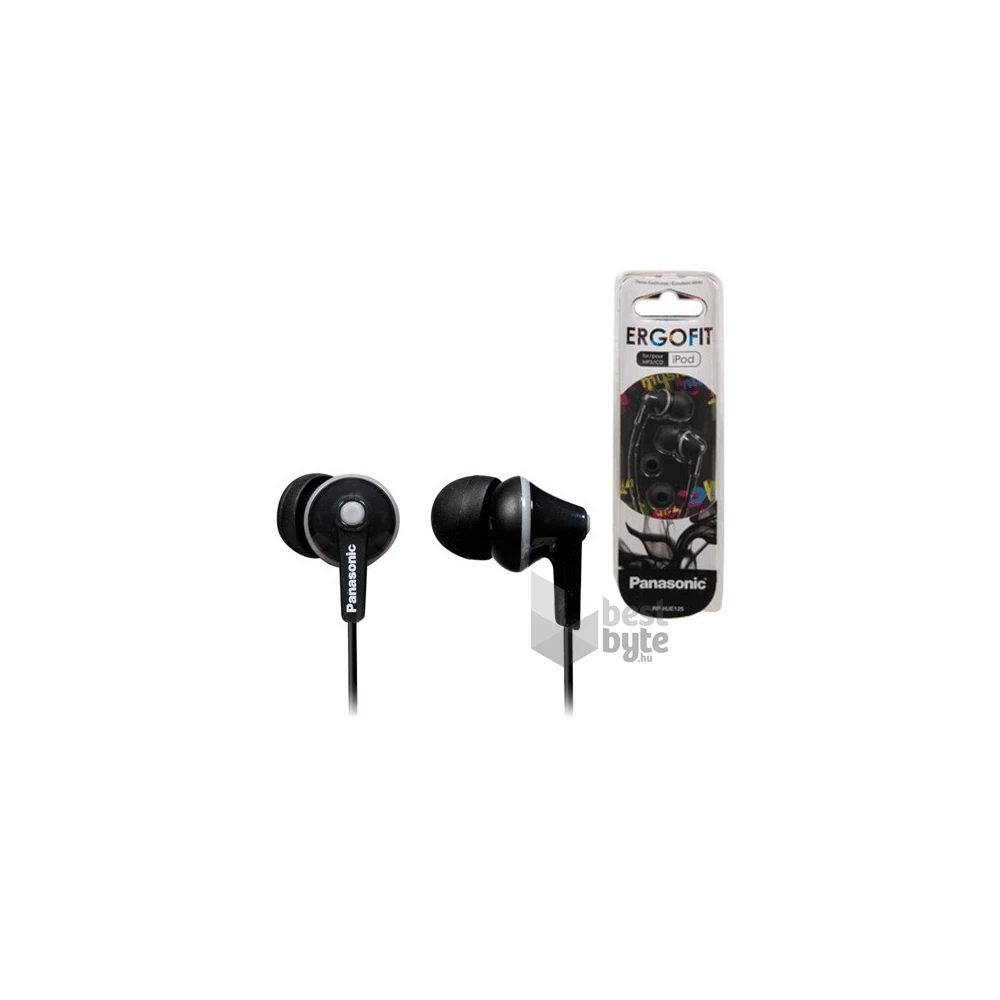 Panasonic RP-HJE125E-K fekete fülhallgató