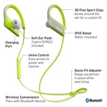 Panasonic RP-BTS35E-Y Bluetooth vízálló sárga sport fülhallgató headset