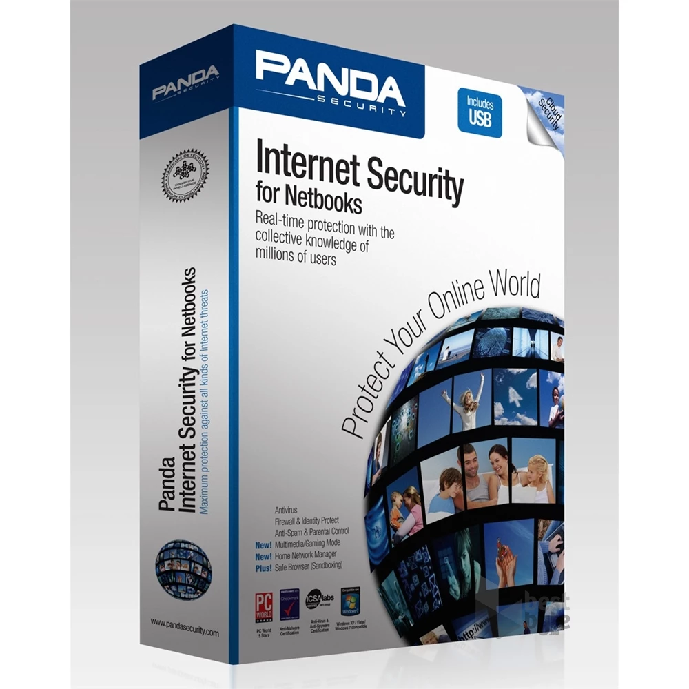 Panda Internet Security for Netbooks HUN 1 Felhasználó dobozos vírusirtó szoftver