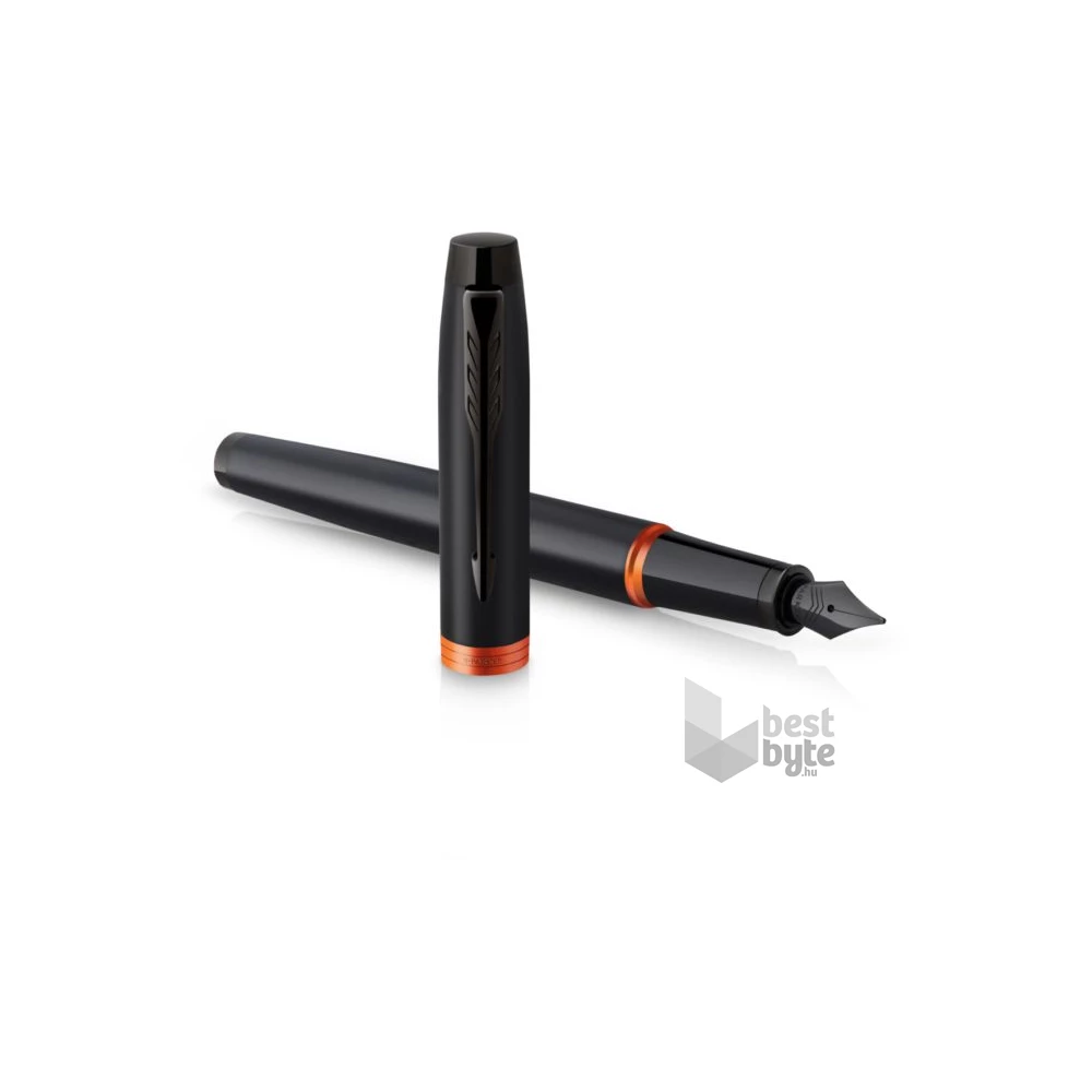 Parker Royal Im Professionals Vibrant fekete-narancs, fekete KLIPSZ 2172943 töltőtoll