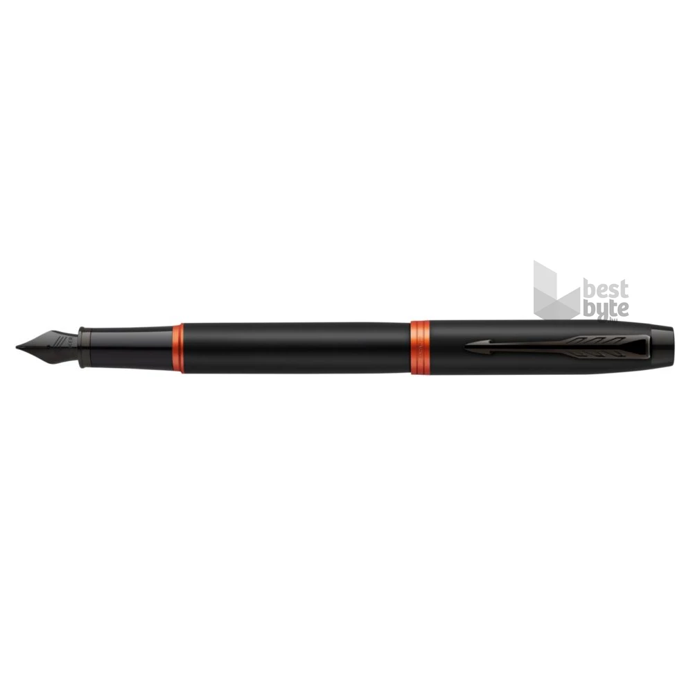 Parker Royal Im Professionals Vibrant fekete-narancs, fekete KLIPSZ 2172943 töltőtoll