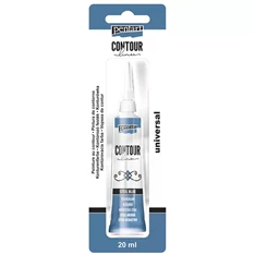 Pentart 20 ml acélkék kontúrozó festék