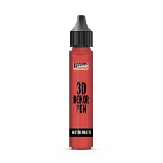Pentart 30 ml átlátszó rubinvörös 3D dekortoll