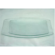 Pentart 32x17 cm íves téglalap üvegtál