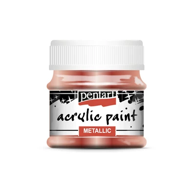 Pentart 50 ml bronz metál akrilfesték