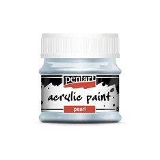 Pentart 50 ml kék gyöngyház akrilfesték