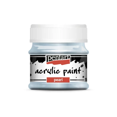 Pentart 50 ml kék gyöngyház akrilfesték