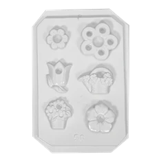 Pentart Felakasztható virágok gipszkiöntő forma