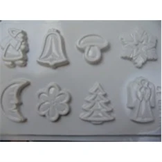 Pentart Karácsonyi 8 antik motívumos gipszkiöntő forma