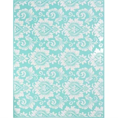 Pentart Rokokó 2. 21,5x27,5 cm szita stencil