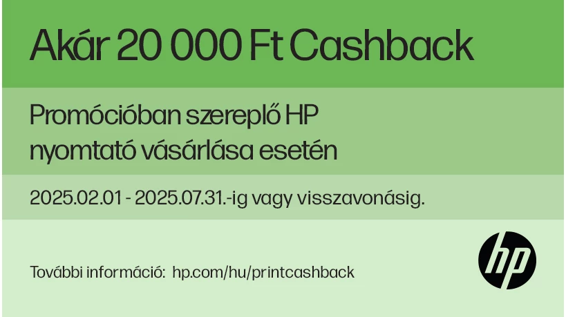 Pénzvisszatérítés a nyomtató mellé? Igen, a HP-nál ez most működik!