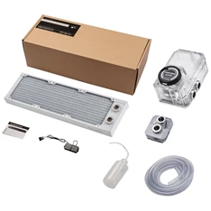 Phanteks Glacier EZ-Fit 360 D30 SOFT KIT 3x120mm ARGB fehér vízhűtéses processzor hűtő DIY készlet Phanteks Glacier EZ-Fit 360 D30 SOFT KIT 3x120mm ARGB fehér vízhűtéses processzor hűtő DIY készlet