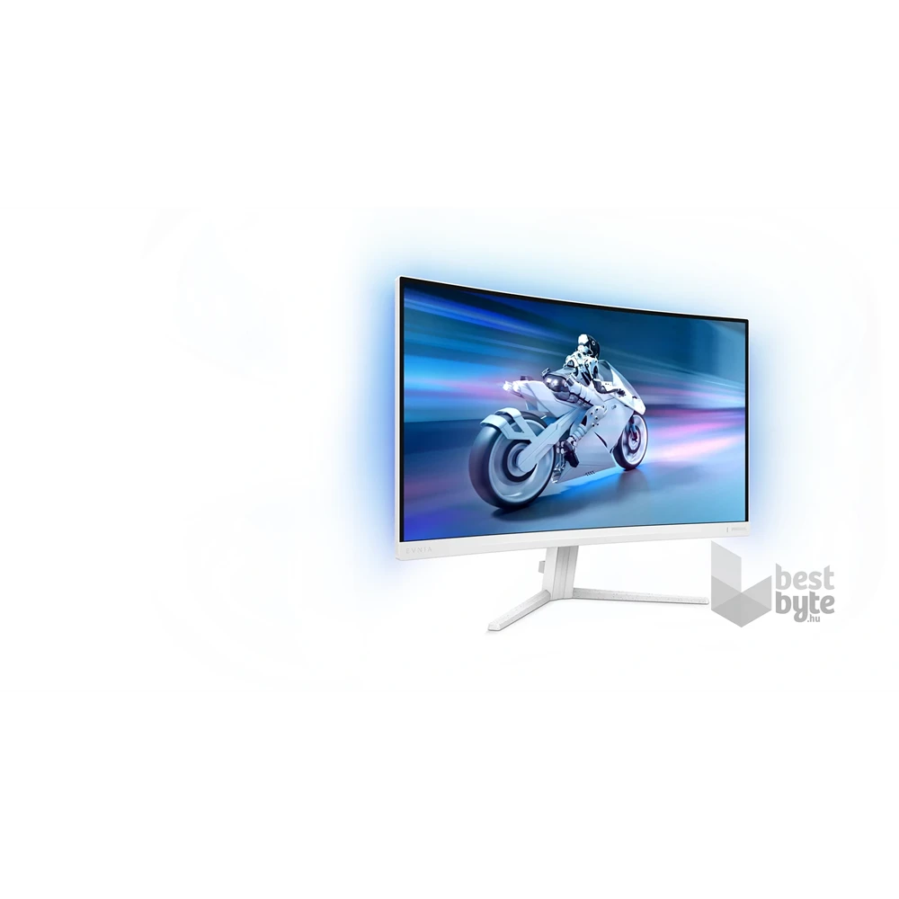 Philips 27" 27M2C5501/00 QHD Fast VA 180Hz HDMI/DP fehér ívelt gamer monitor