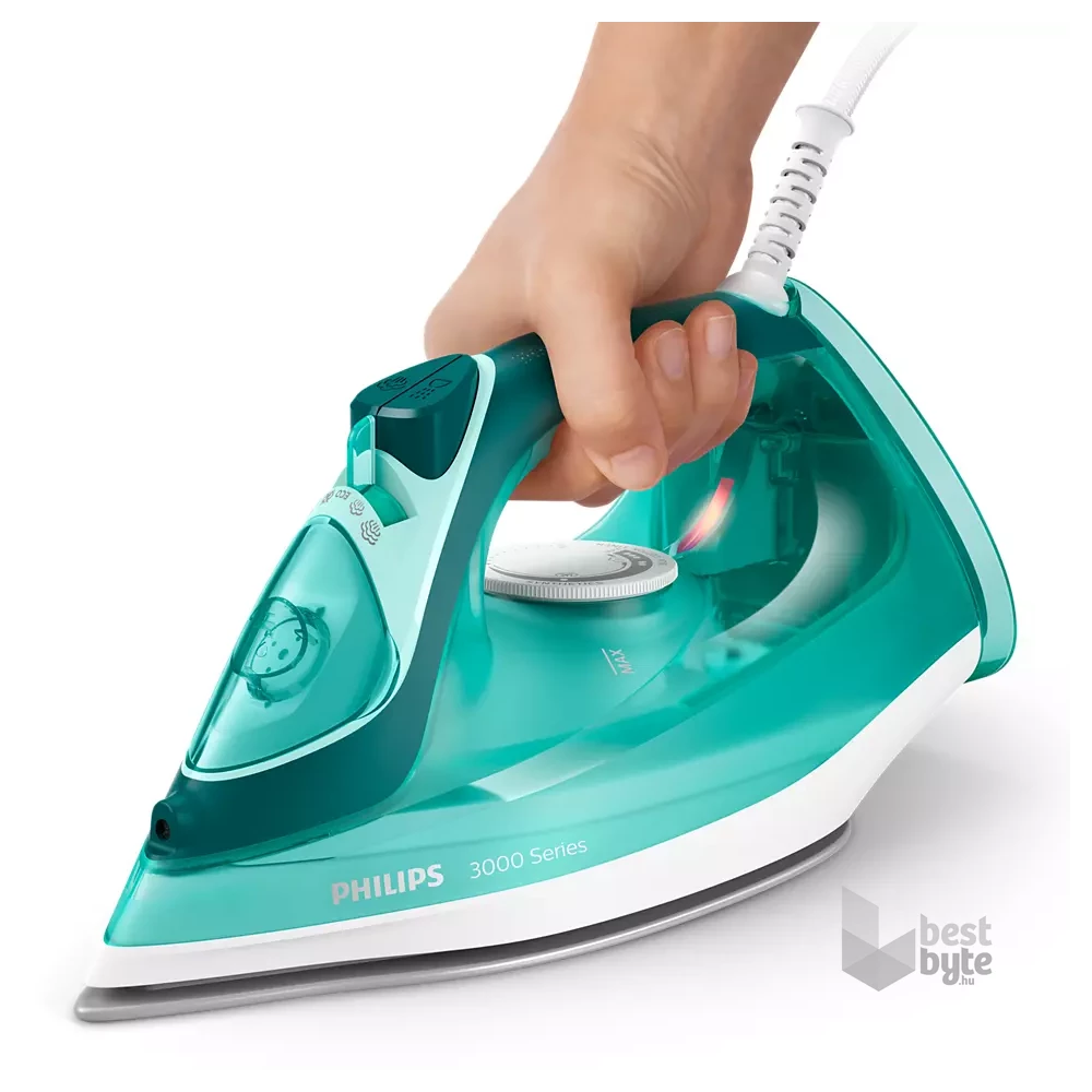 Philips DST3030/70 3000 Series türkizkék gőzölős vasaló
