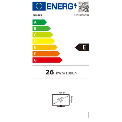 Philips 32" 32PHS5507/12 HD Ready LED TV