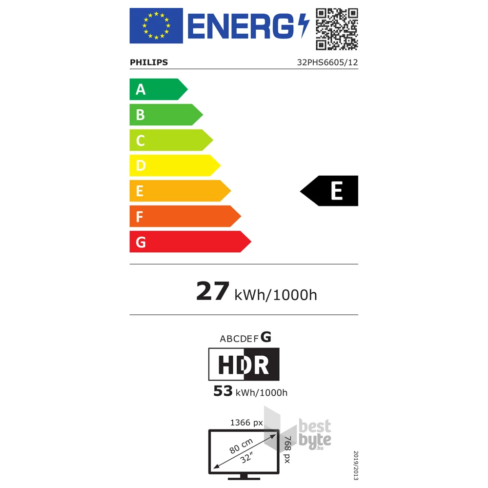 Philips 32" 32PHS6605/12 HD Ready Smart LED TV