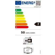 Philips 43" 43PUS8079 Ambilight Smart 4K UHD LED TV