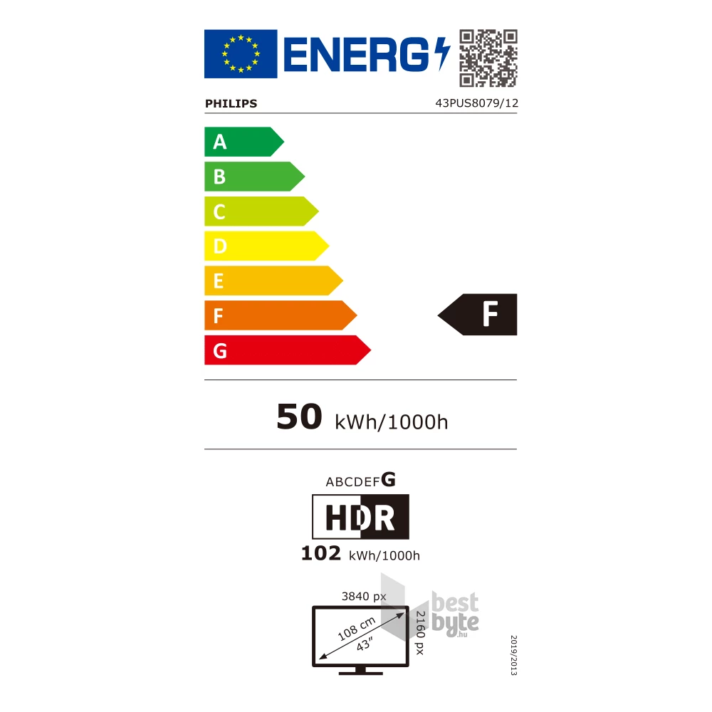 Philips 43" 43PUS8079 Ambilight Smart 4K UHD LED TV