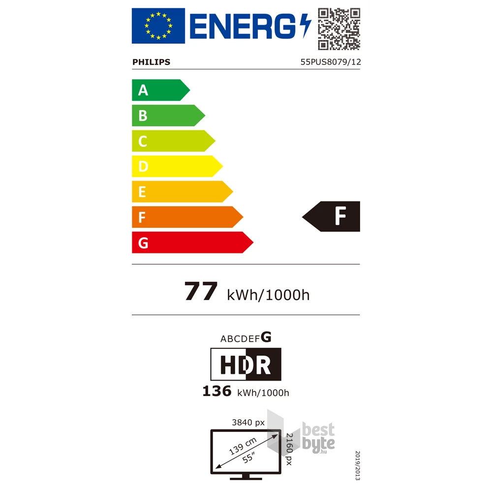 Philips 55" 55PUS8079 4K UHD Smart Ambilight LED TV