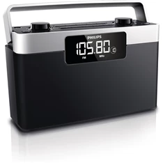 Philips AE2430 fekete ezüst AM/FM hordozható táskarádió
