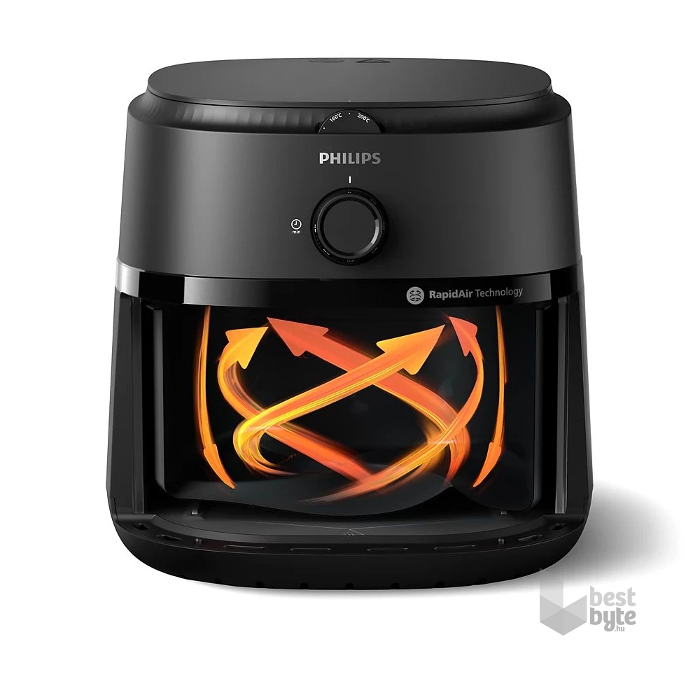 Philips Airfryer 1000 XL NA130/00 fekete 6,2 L forrólevegős sütő