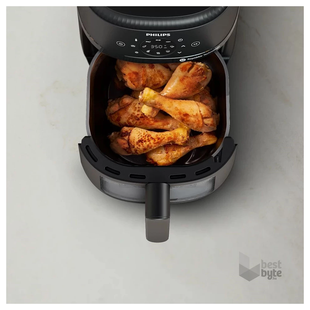 Philips Airfryer 2000 L NA220/00 fekete 4,2 L forrólevegős sütő