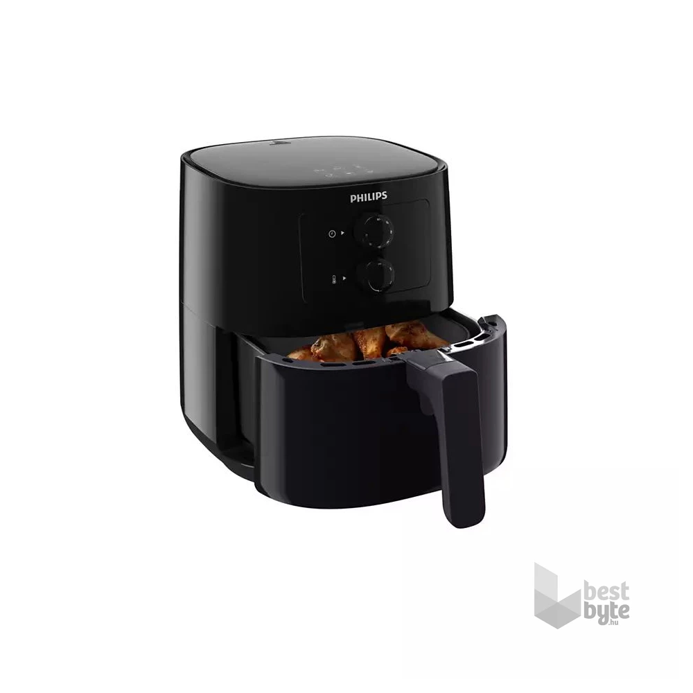 Philips Essential HD9200/90 fekete 4,1 L forrólevegős sütő
