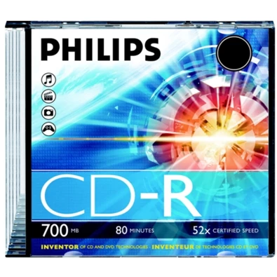 Philips CD-R 52X 700MB nyomtatható lemez