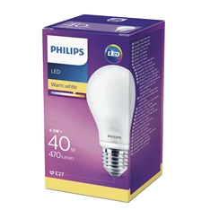 Philips LED izzó Classic 4W E27 470lm 2700K ND 1CT/10