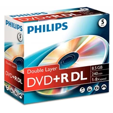 Philips DVD+R85 Dual-Layer 8x írható DVD lemez