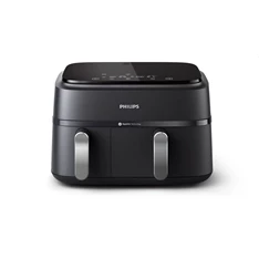 Philips DualBasket NA351/00 fekete 9 L forrólevegős sütő