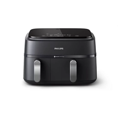 Philips DualBasket NA351/00 fekete 9 L forrólevegős sütő