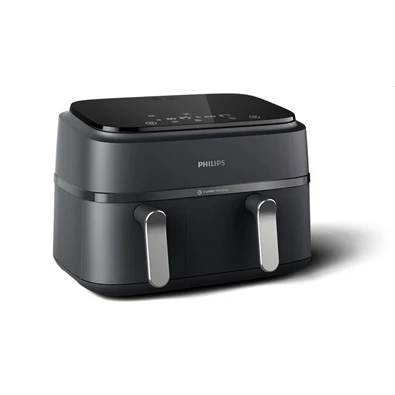 Philips DualBasket NA351/00 fekete 9 L forrólevegős sütő