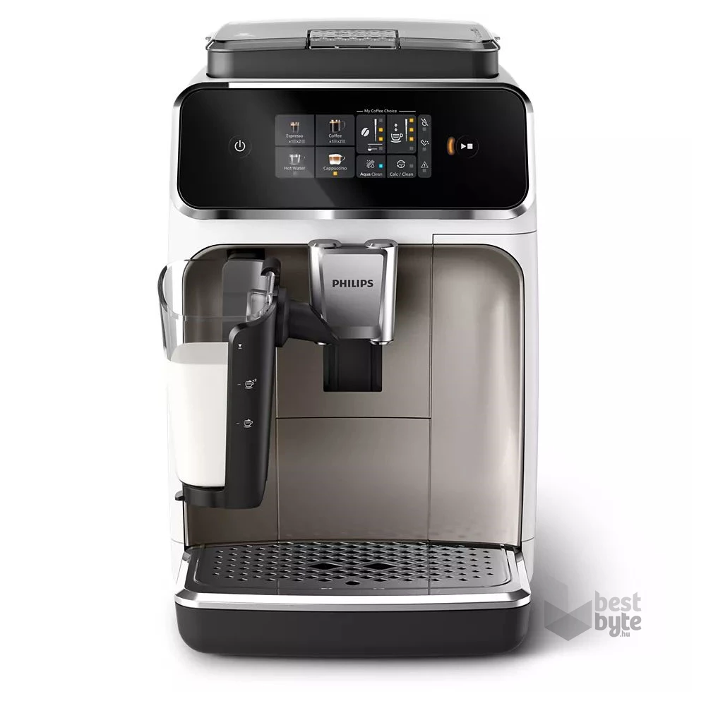 Philips EP2333/40 2300 LatteGo tejhabosítóval fehér-króm automata kávéfőző