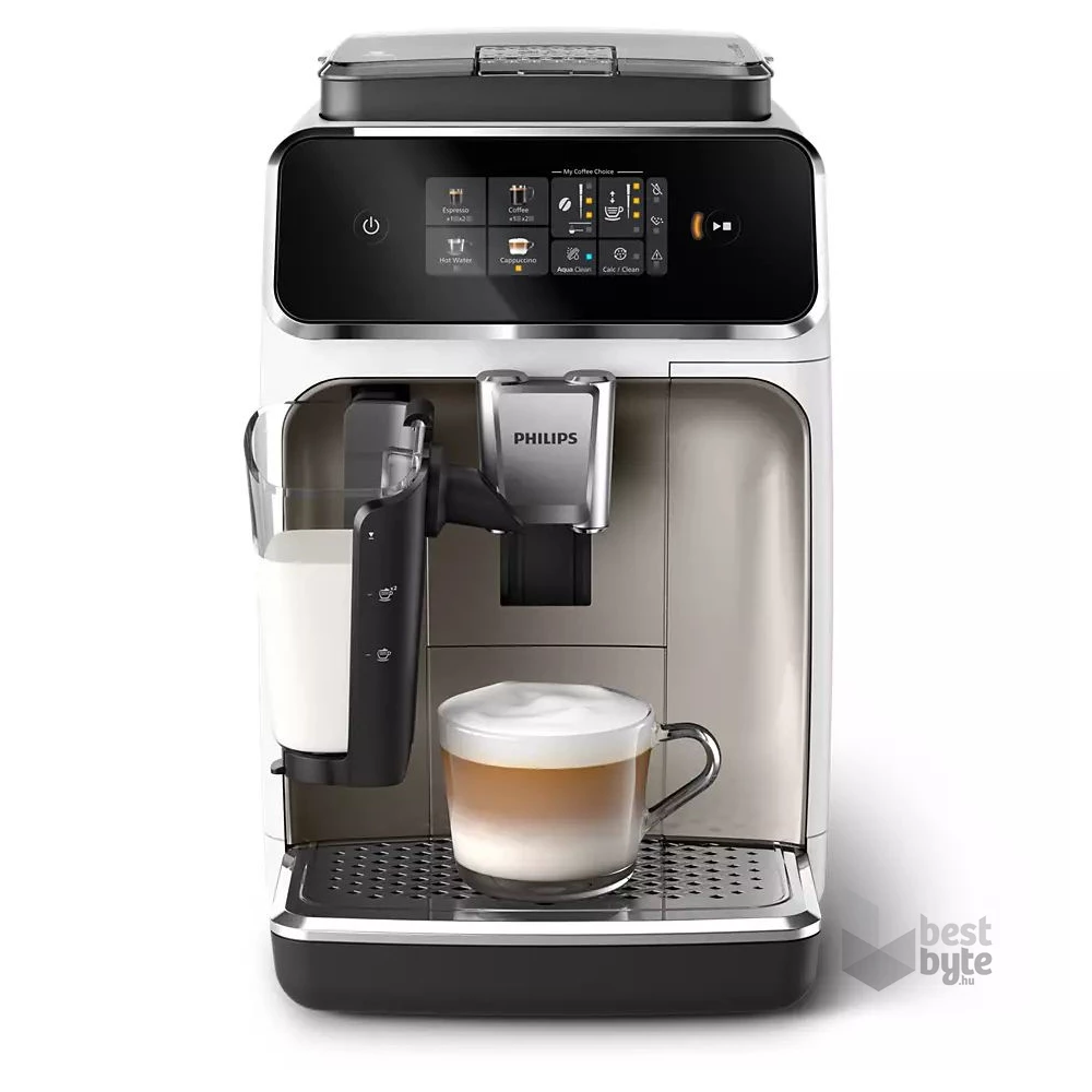 Philips EP2333/40 2300 LatteGo tejhabosítóval fehér-króm automata kávéfőző