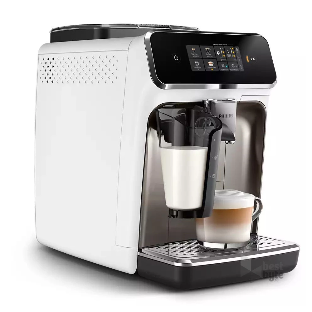 Philips EP2333/40 2300 LatteGo tejhabosítóval fehér-króm automata kávéfőző