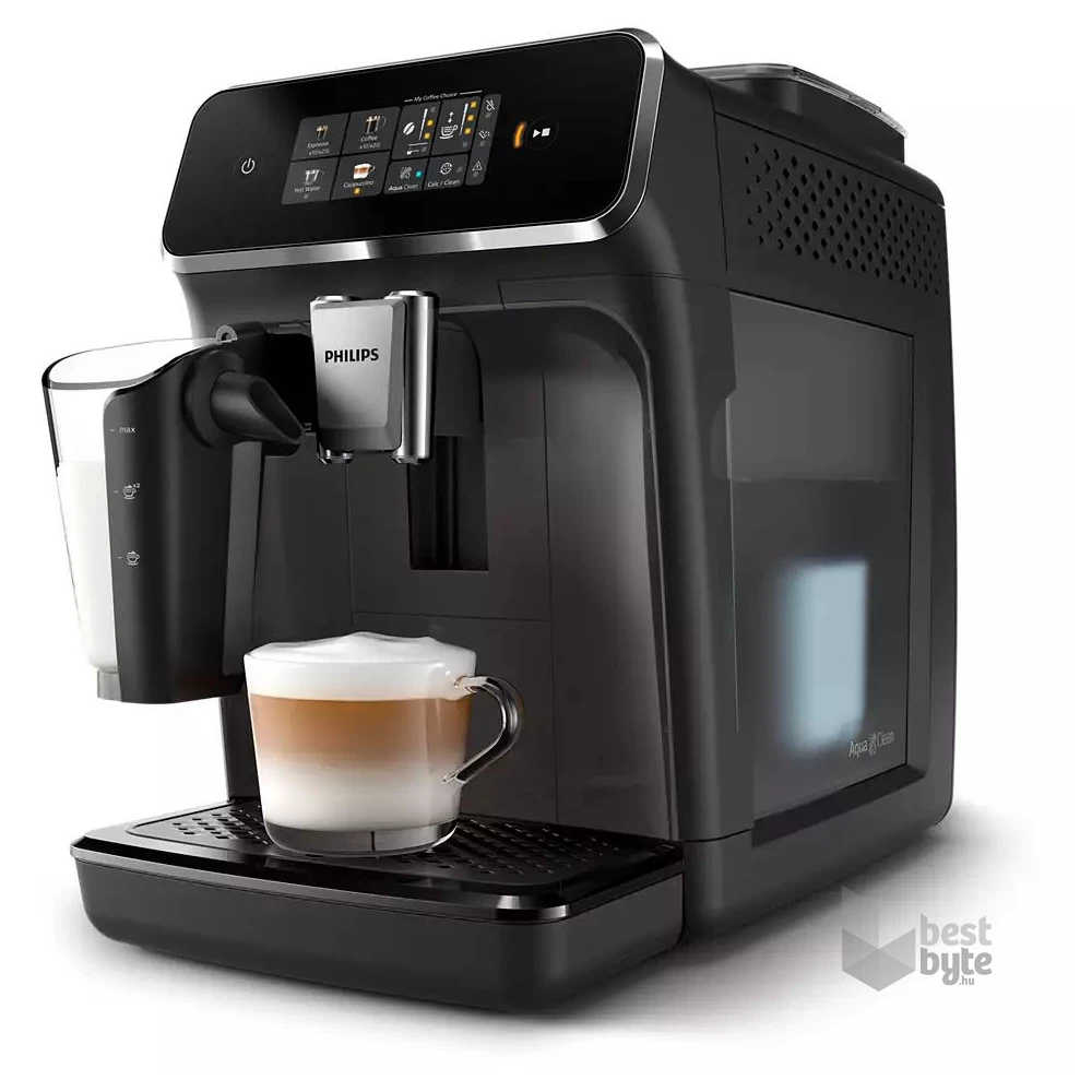 Philips EP2334/10 2300 LatteGo tejhabosítóval fekete automata kávéfőző