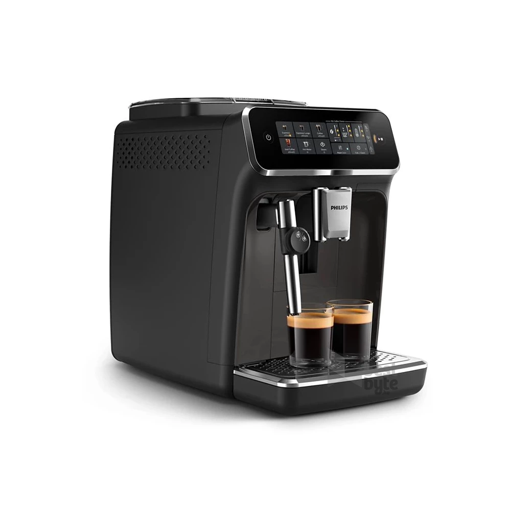 Philips EP3324/40 3300 manuális tejhabosítóval fekete automata kávéfőző