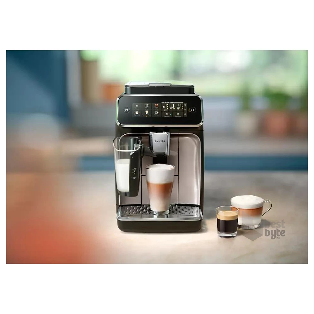 Philips EP3343/90 3300 LatteGo tejhabosítóval fehér-fekete automata kávéfőző