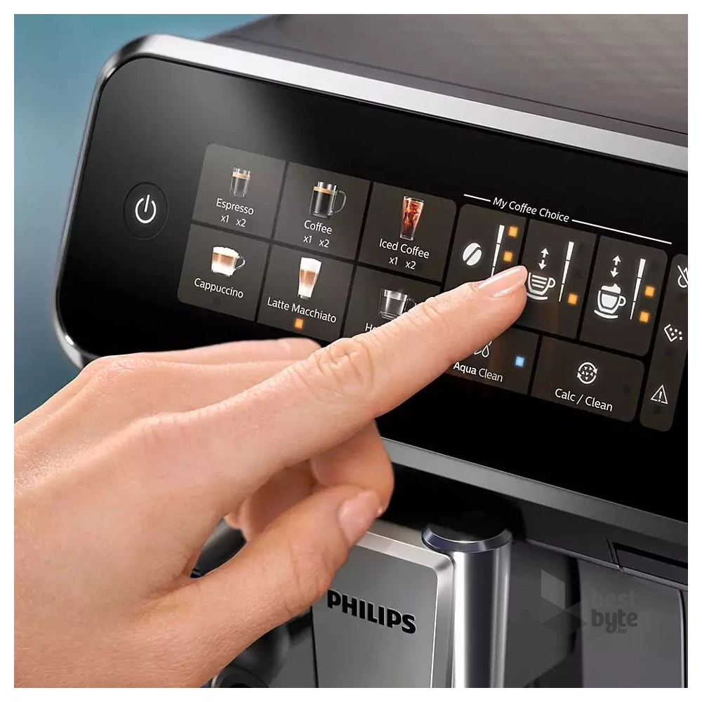 Philips EP3343/90 3300 LatteGo tejhabosítóval fehér-fekete automata kávéfőző